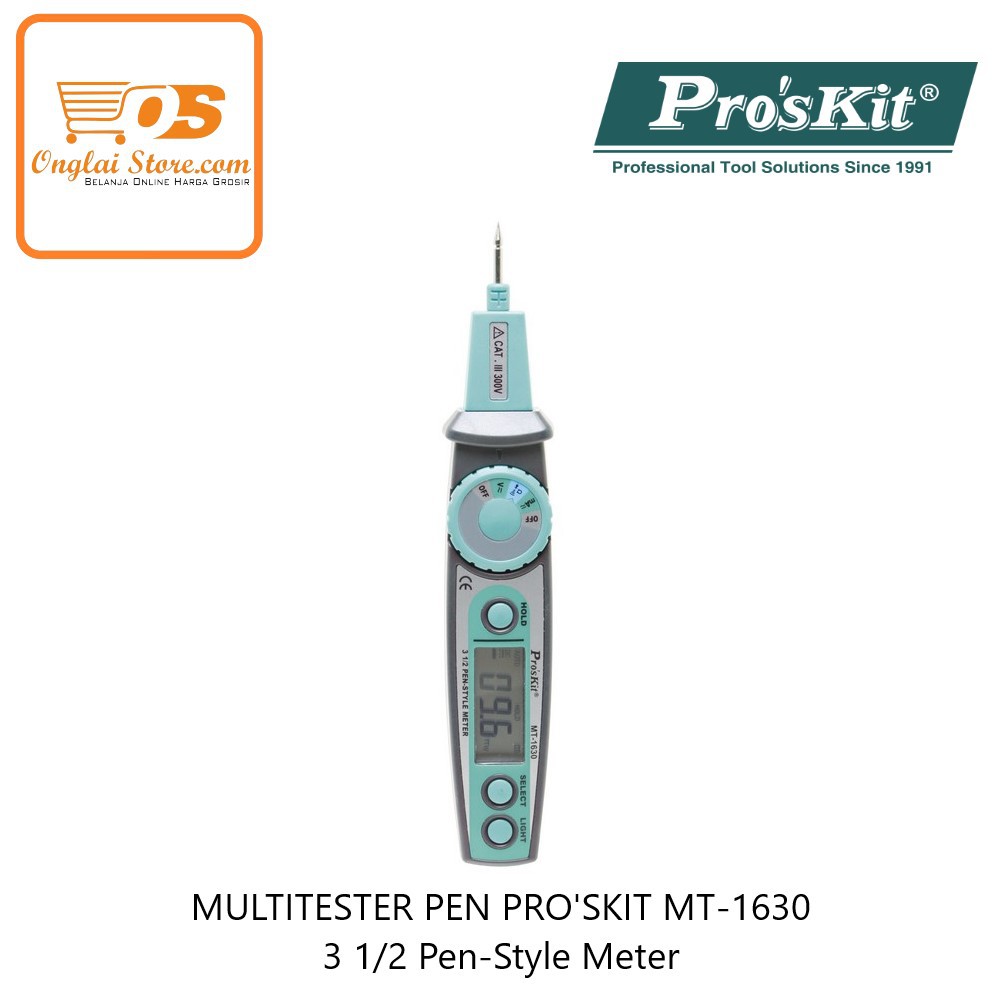 MULTITESTER PEN PRO'SKIT MT-1630 3 1/2 PEN-STYLE METER ORIGINAL (HARGA SPESIAL)