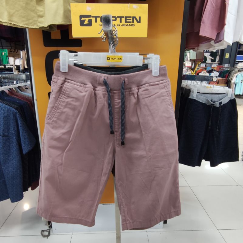 CELANA PENDEK RIB TOPTEN ORIGINAL PRIA