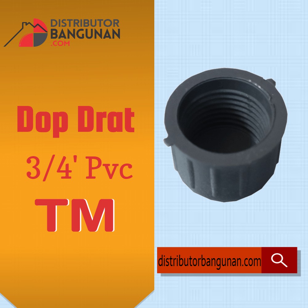 Dop Drat 3/4' PVC