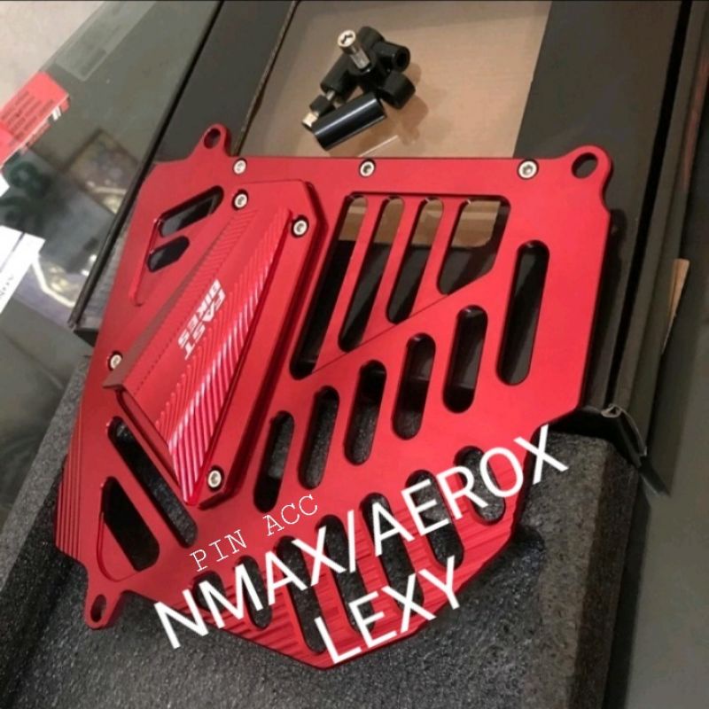 COVER TUTUP  RADIATOR FULL CNC FASTBIKES YAMAHA NMAX  - AEROX 155 - LEXI BAHAN FULL CENSI TEBAL