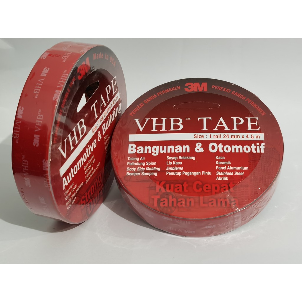 

DOUBLE TAPE 3M MERAH VHB 24MM