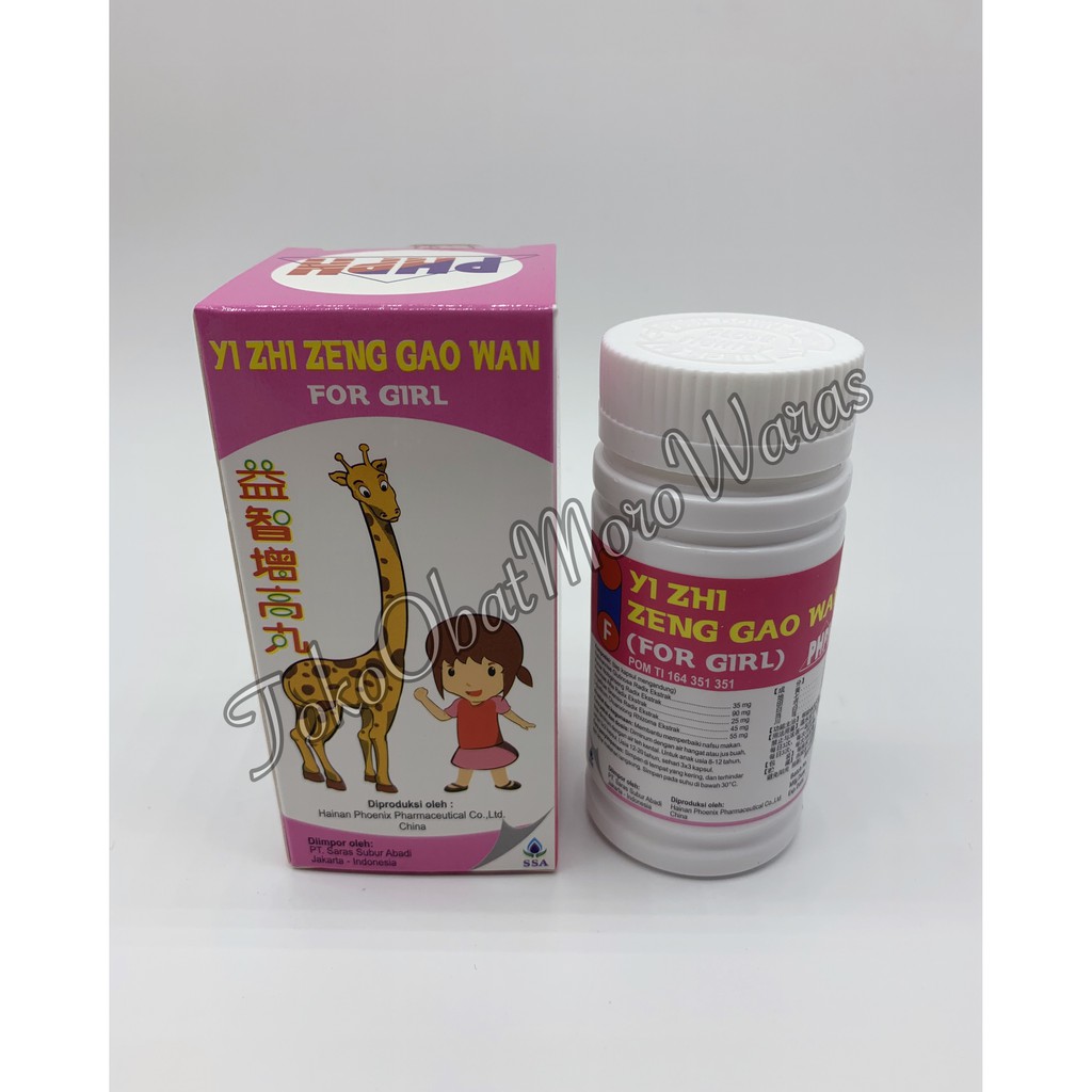 Grow Up pills for Girls (Yi Zhi Zeng Gao Wan) - peninggi badan, cewek