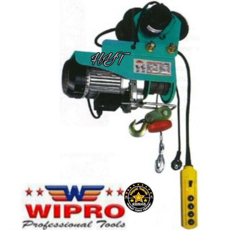 Electric hoist Wipro PA 600 white electric trolley katrol elektrik