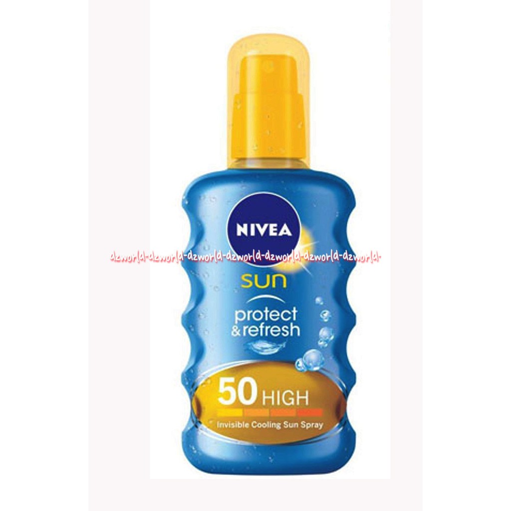 Nivea Sun Protect And Refresh 50 High 200ml Mudah Digunakan Cepat Menyerap Pada Kulit Dan Tahan Air