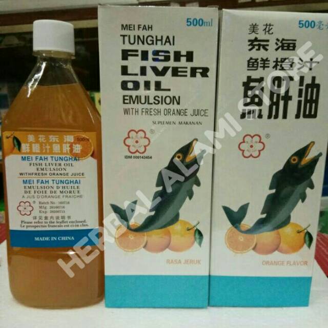 Tunghai fish liver oil emulsion / tung hai Syrup