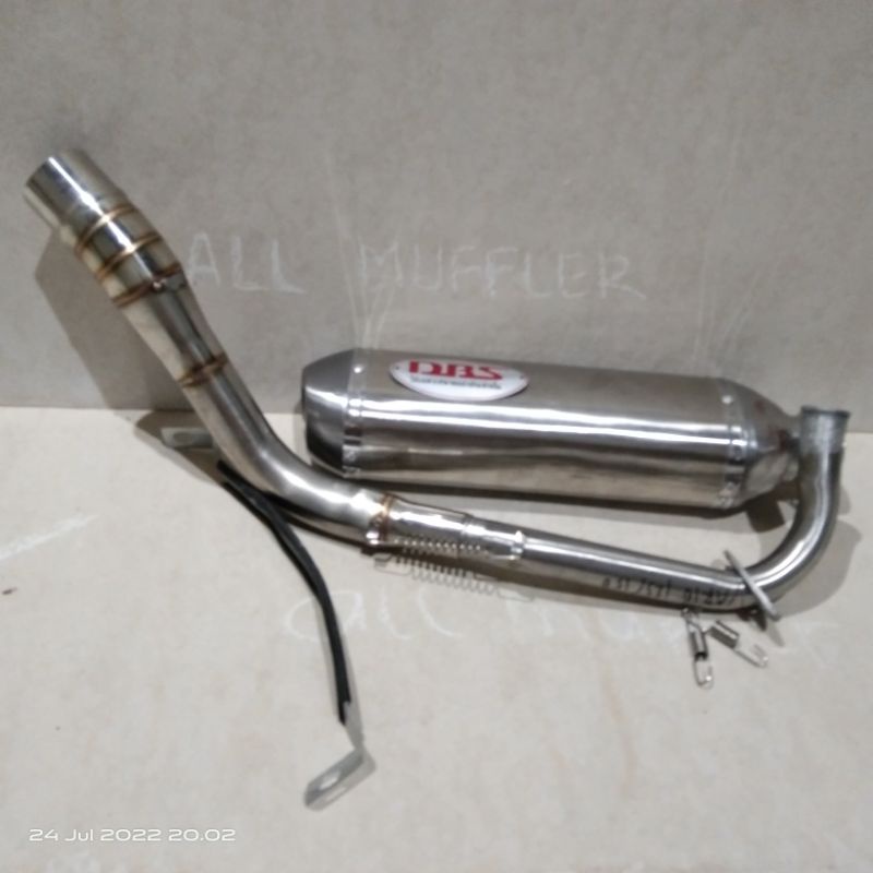 knalpot racing dbs kotak kapsul Vario 125/150 fullset