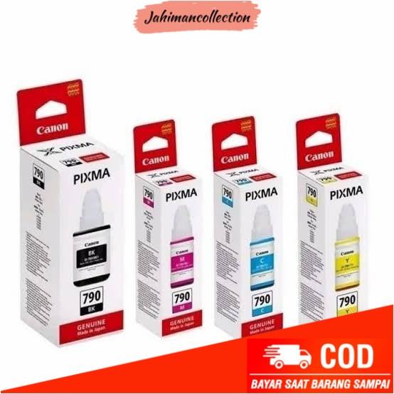 

✨ BISA COD ✨ note:harga di atas harga 1 set=4warna bebeda Tinta Canon PIXMA GL-790