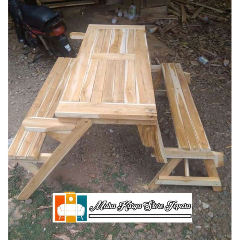 kursi lipat magic jati jepara mentahan