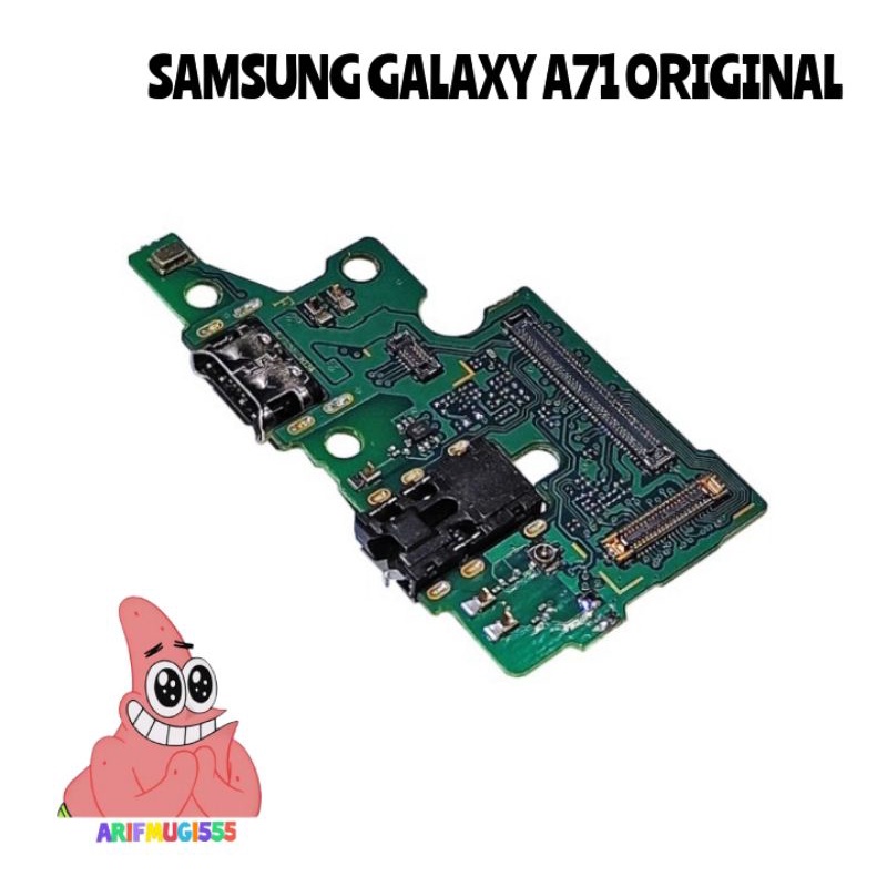 BOARD KONEKTOR CONECTOR CAS CHARGER PAPAN MODUL SAMSUNG GALAXY A71 ORIGINAL