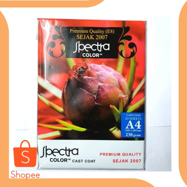 

Glossy Photo Paper A4 230Gsm Spectra suku cadang 6Zept21
