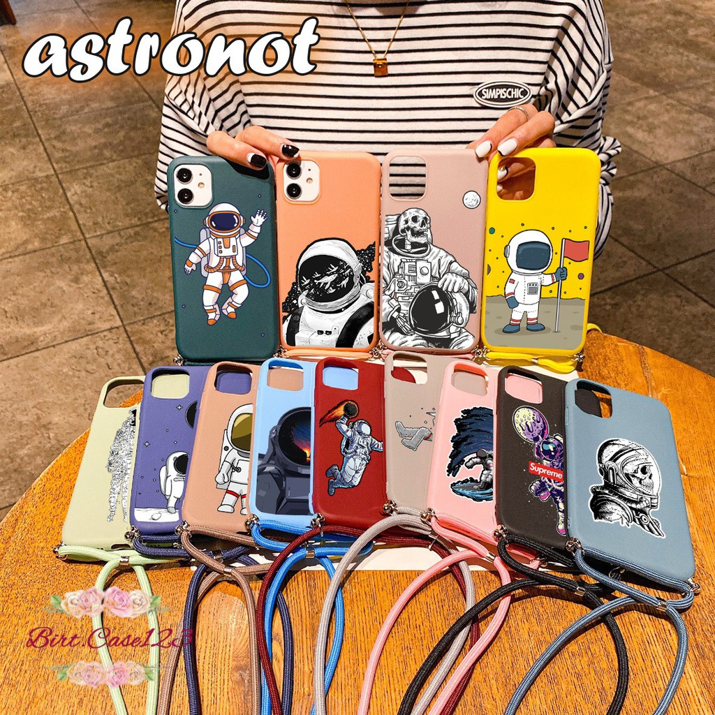 Softcase Slingcase Tali Lanyard Candy ASTRONOT Samsung S5 S6 Edge S7 S9 S10 BC3081