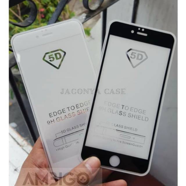 Tempered Glass iPhone 6 Plus iPhone 6s Plus Full Lem 9D - SC