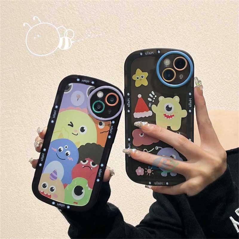 Casing TPU OPPO A57 2022 A16 A16K A15 A54 A53 A12 A5S A7 A3S A31 A52 A83 A92 A37 F9 A1K F1S Motif Monster