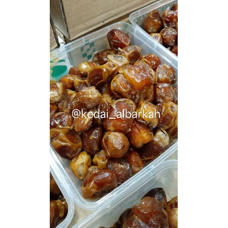 

Kurma Sukari Al Qoseem, Kurma Para Raja - Box Mika Setengah Kilo (1/2)KG