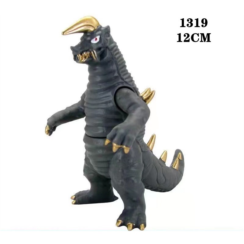 Mainan Boneka Action Figure Anime Ultraman Monster Gomora King Black Godzilla Ukuran 12-14CM Untuk Koleksi