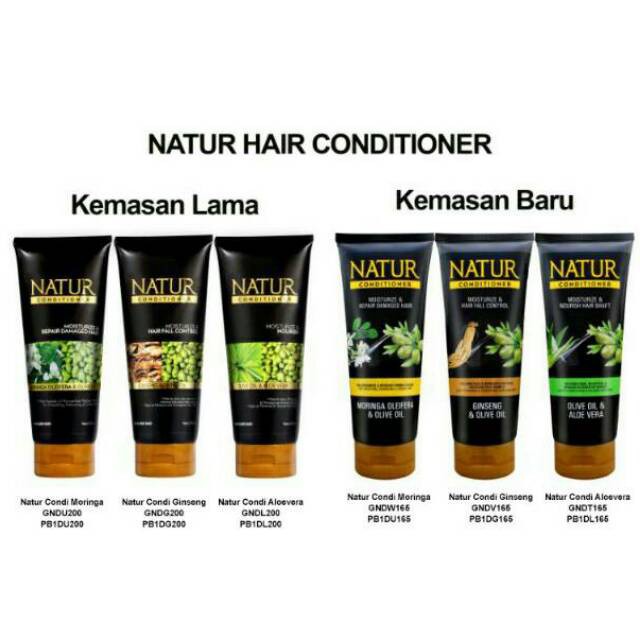 Natur Conditioner Ginseng - Aloevera - Moringa - 165ml