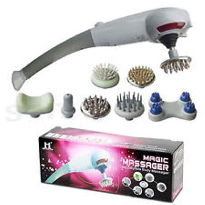 Alat Pijat 8in1 / Magic Massager 8in1/Alat Pijat Elektrik Dengan 8 Kegunaan Yang Berbeda