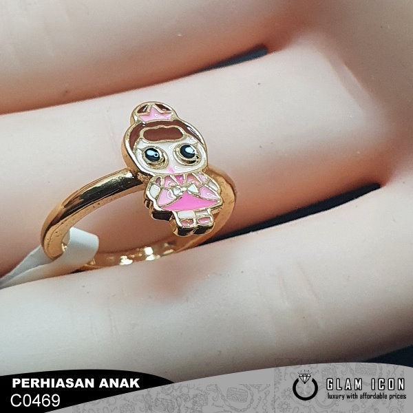 Cincin anak karakter Mini Pink Lool CAG C0469