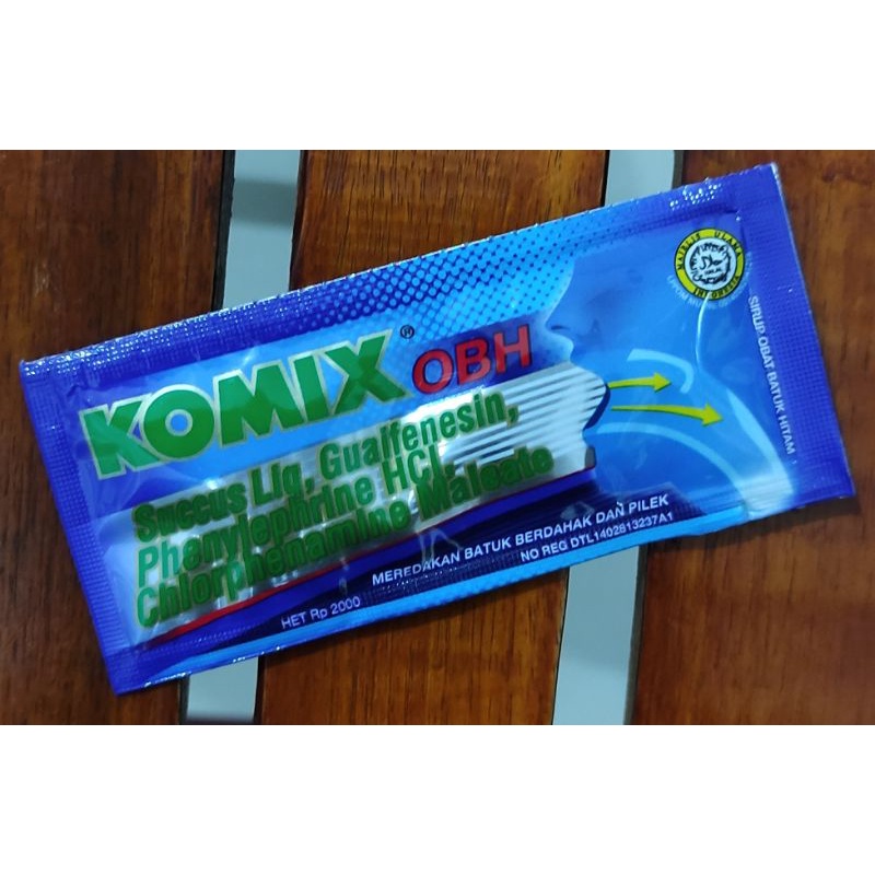 Komix OBH Sachet / Meredakan Batuk dan Pilek