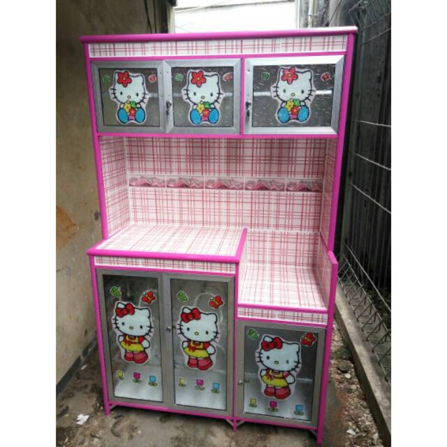 Harga Rak Piring Kaca Hello Kitty  Kitchen Ideas