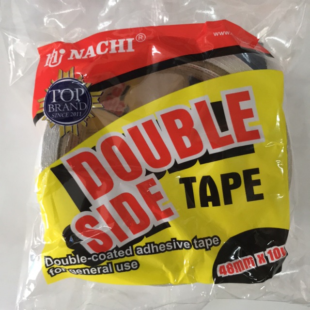 

Double Tape isolasi NACHI 2 inch 48 mm x 10 yard LAKBAN