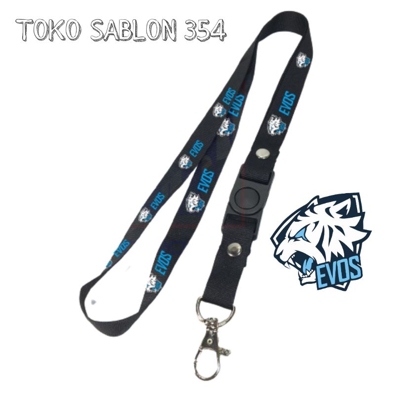 

Gantungan kunci EVOS ESPOER GAMERS GAMING GAME tali lanyard ESPORT MOBILE gantungan leher id card name tag real pic