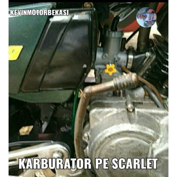 karbu karburator pe scarlet 24 26 28 30 sdh reamer ,lengkap dgn fitur power jet,pnp universal vixion,ninja,cbr,cb,rx king,fu,taiger,mega pro scorpio,bison,xabre,supra shogun,jupiter,mx,vega,vario,beat, mio dll-7