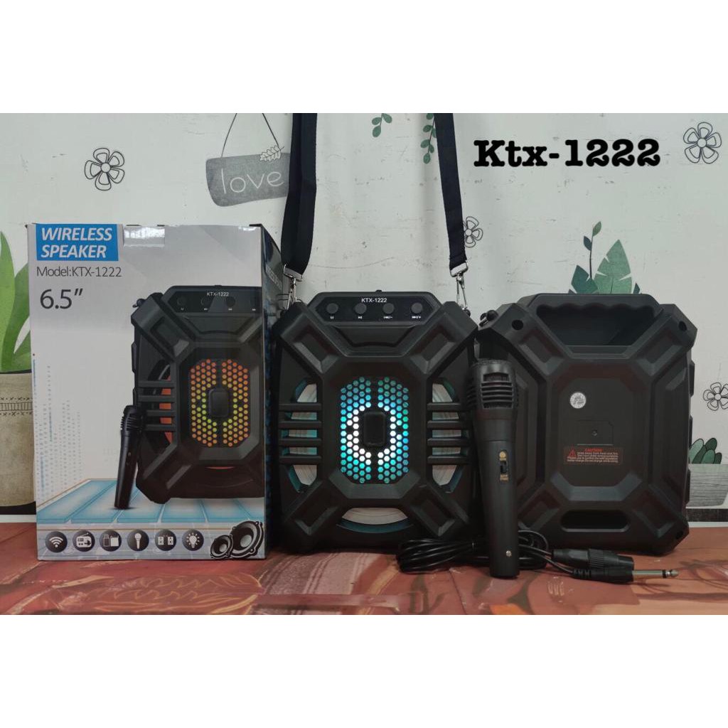 Speaker Bluetooth Ktx 1222 big bass+ mic Karaoke