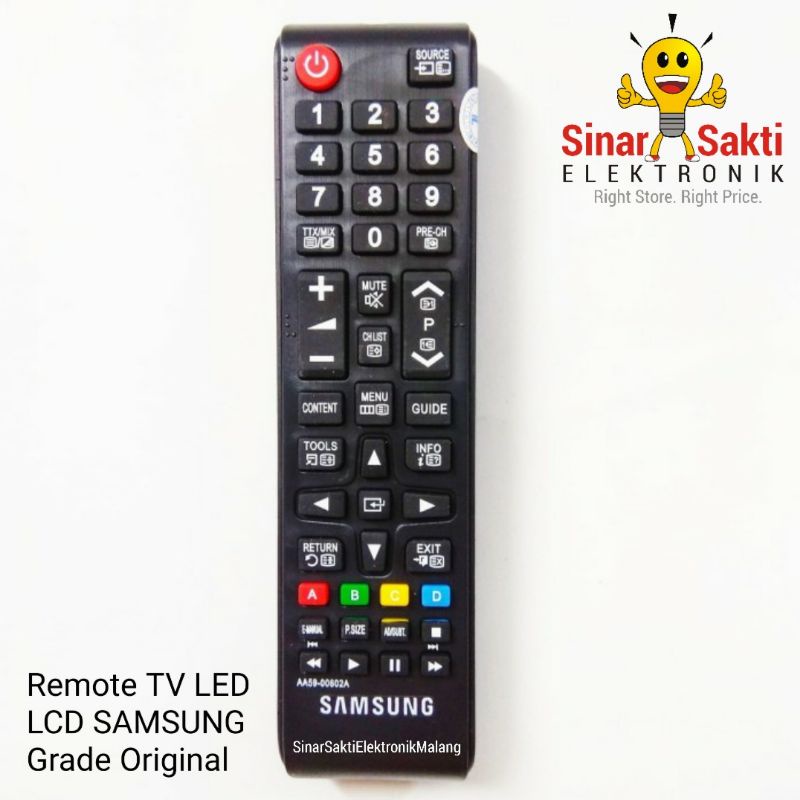 Remot / Remote TV SAMSUNG LED LCD Grade Original Pabrik Smart TV