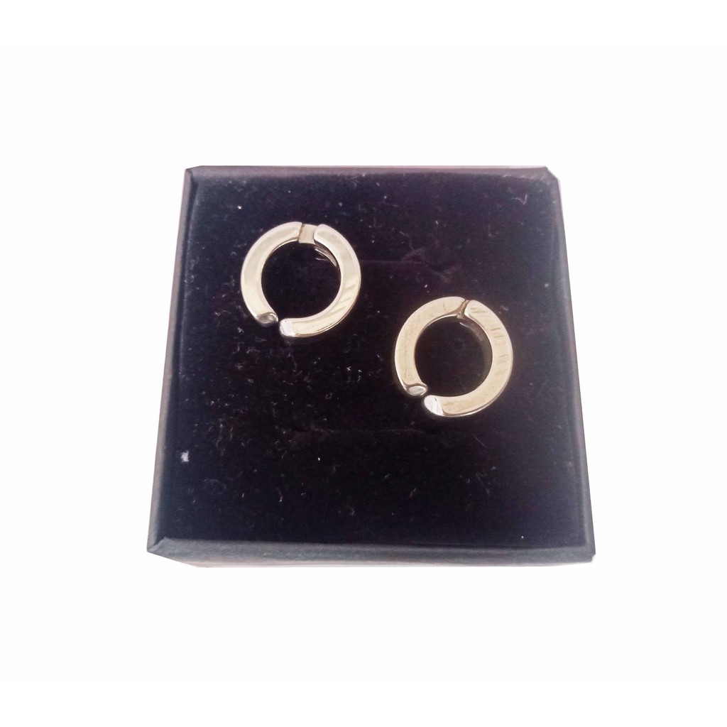 Sepasang (2 pcs) Anting Model Jepit Tanpa Tindik