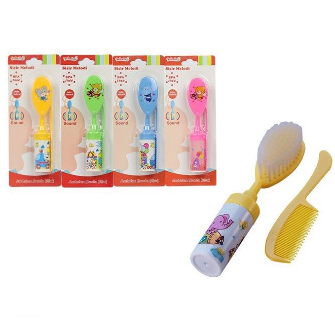 RELIABLE Sisir Bayi Melodi Bulu Nylon 8833