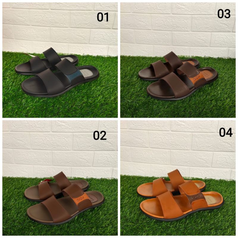 Sendal Slop Kickers Pria Original/Sendal Kickers Pria/Sendal Slide Slop Kickers pria Kulit Asli