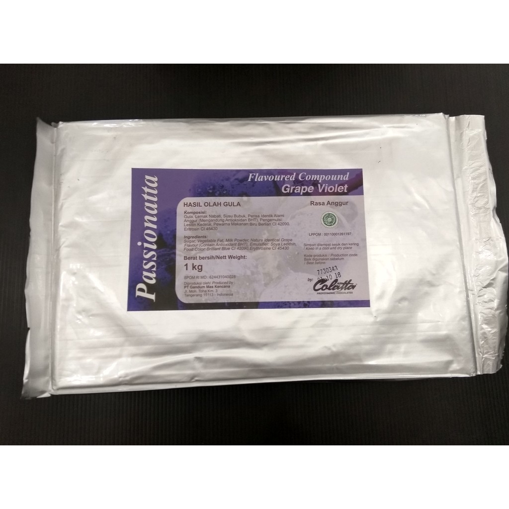 

Colatta Passionata Grape Violet 1kg