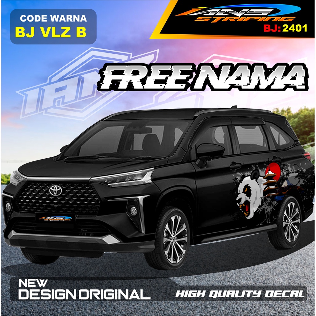 STIKER MOBIL AVANZA VELOZ / VARIASI STIKER MOBIL XENIA REBORN / STICKER DECAL MOBIL PAJERO / STIKER MOBIL