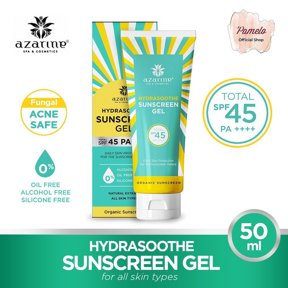 ★ BB ★ AZARINE Hydrasoothe Sunscreen Gel SPF45 PA++++ | Azarine Sunscreen 50ml