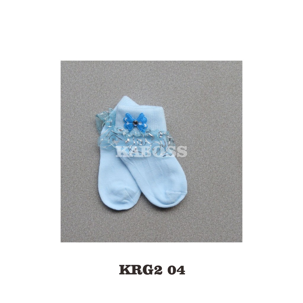 Kaboss Kaos Kaki Anak Renda Lucu untuk usia 1-2 Tahun