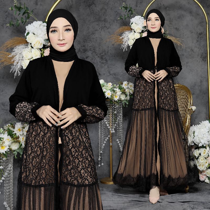 Gallery Exclusive Abaya Hitam Gamis Bordir Turkey 201