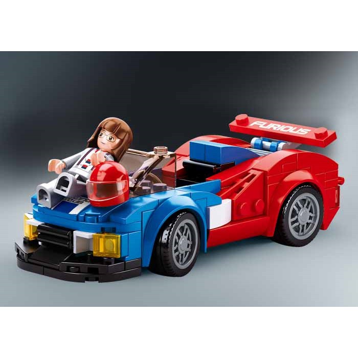 Mainan Lego Sluban Car Club Butterfly M38-B0633E Original Mobil Balap Anak Berkualitas bagus Import