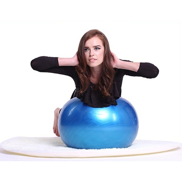 Bola Yoga Pilates Fitness Gym 55 cm - Blue