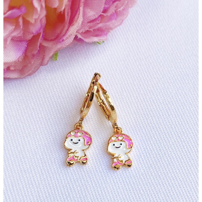 Anting Anak Quby Vespa Lapis Emas