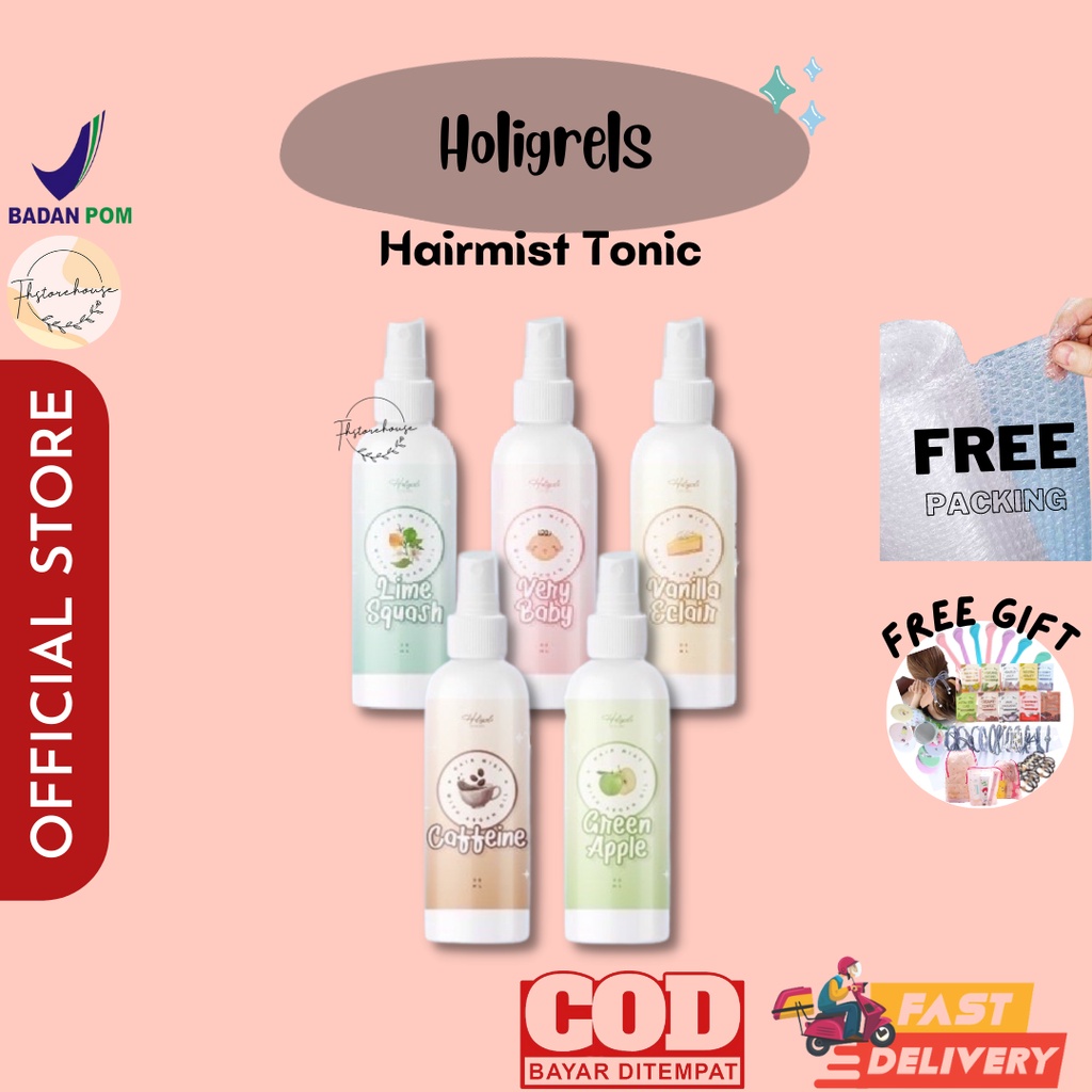 [BUY 1 GET 1 GIFT] READY BPOM HAIRMIST BODYMIST BY HOLIGRELS HAIR MIST BODY MIST VANILA ECLAIR BY HOLIGREL HOLIGRELSKINCARE SKINCARE