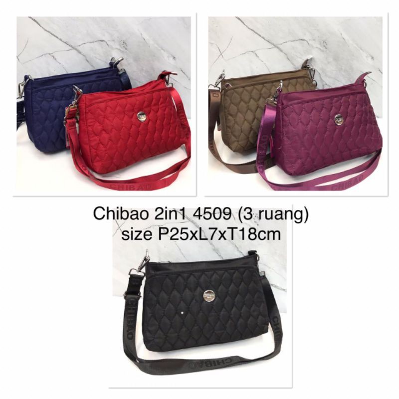 Tas Selempang Chibao 2in1-Tas Fashion Wanita Import Murah