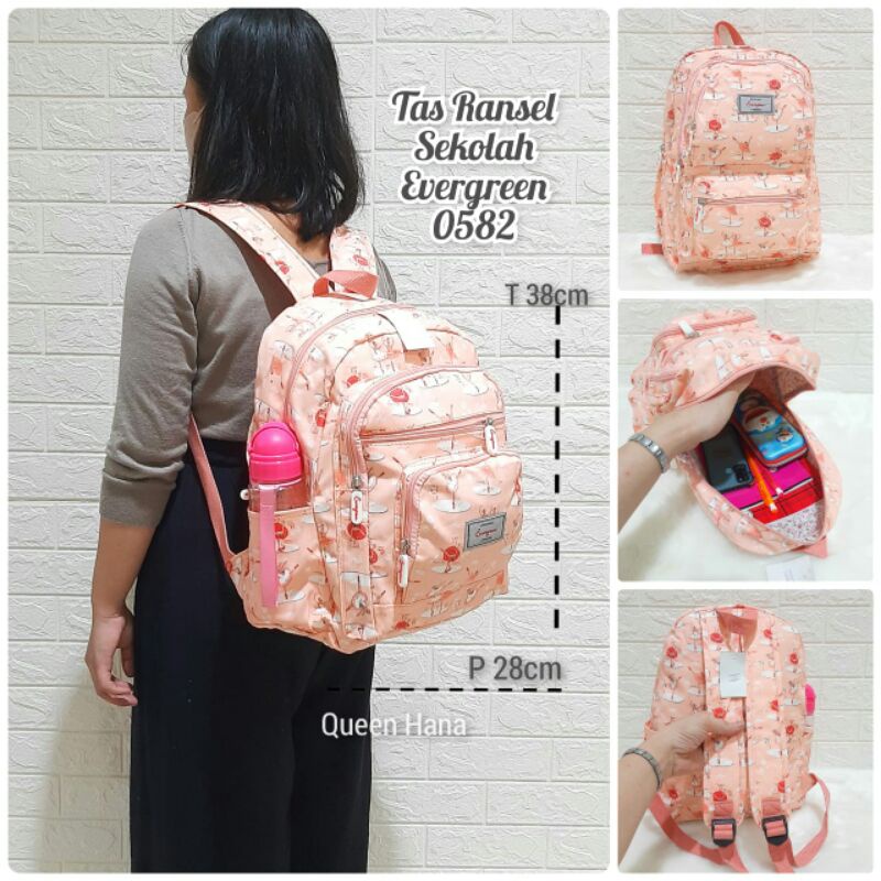 Tas Ransel Sekolah Evergreen Tas Ransel Anak Remaja Motif Keren