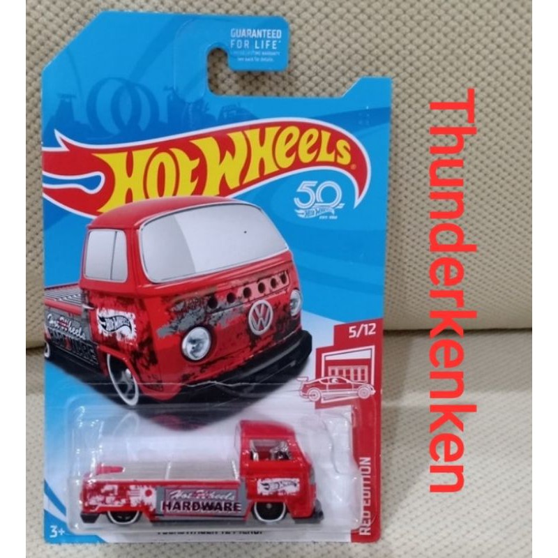 Hot Wheels Red Edition Volkswagen T2 Pickup VW