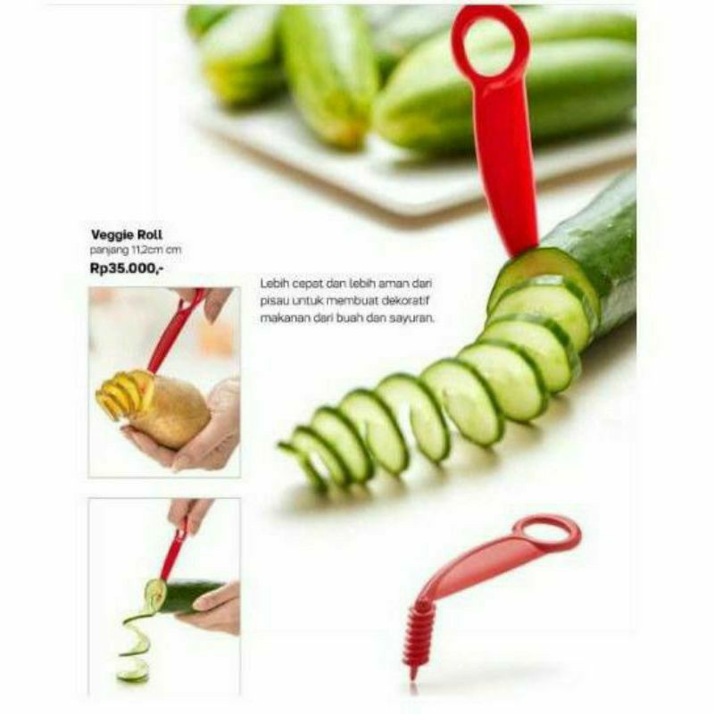 Veggie roll tupperware