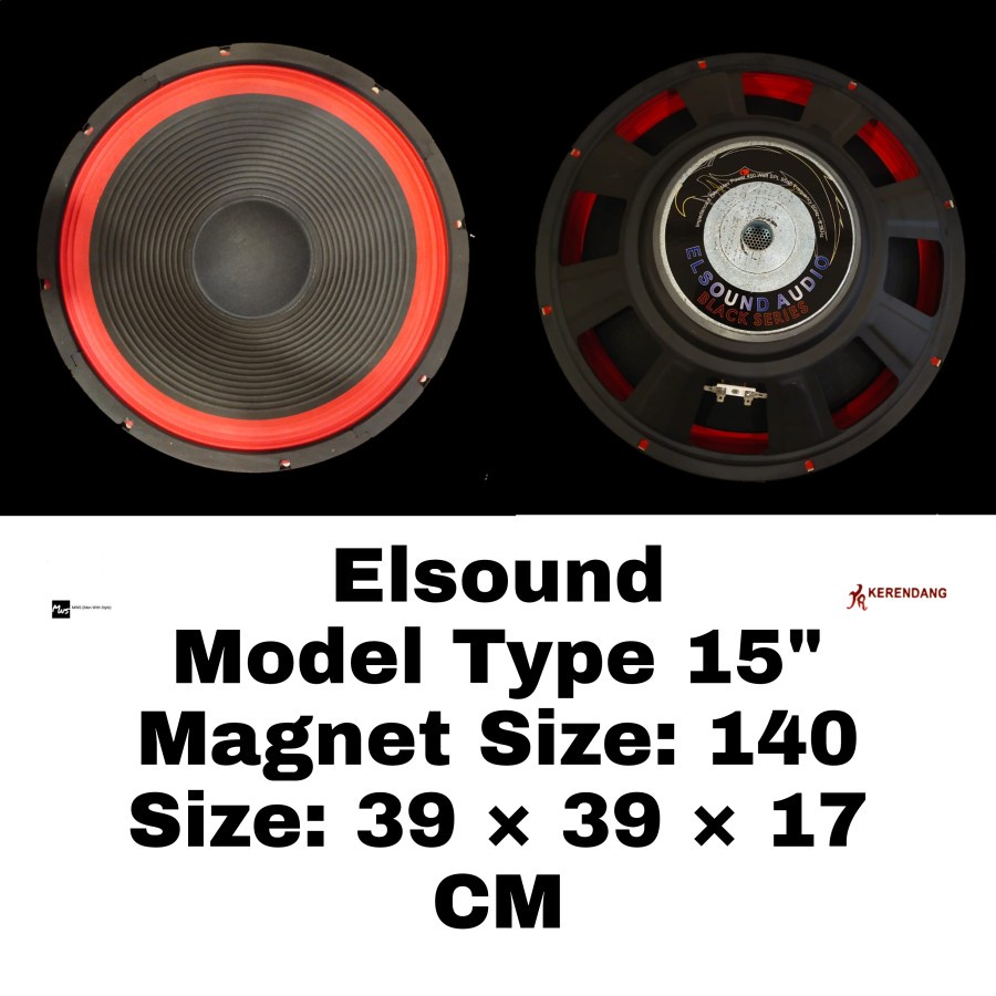 Component Speaker Elsound 15 Inch