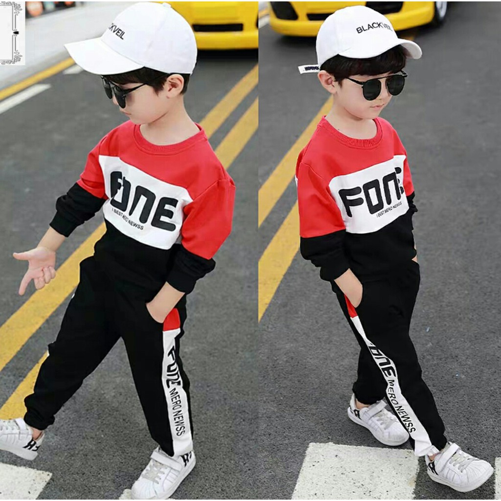 Baju Anak Cowok/Kids Set Fone Setelan Anak Laki-laki ZP