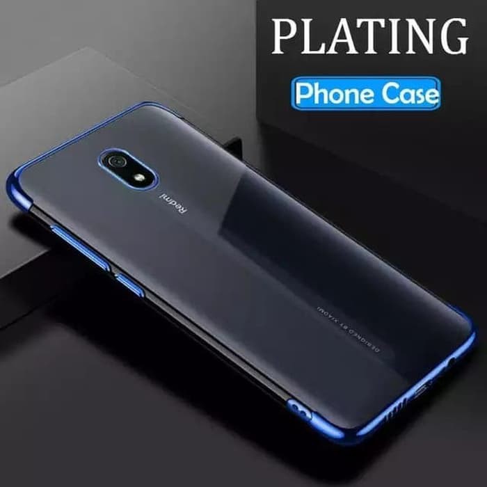 Xiaomi Redmi 8a Soft Case Luxury Plating List Chrome