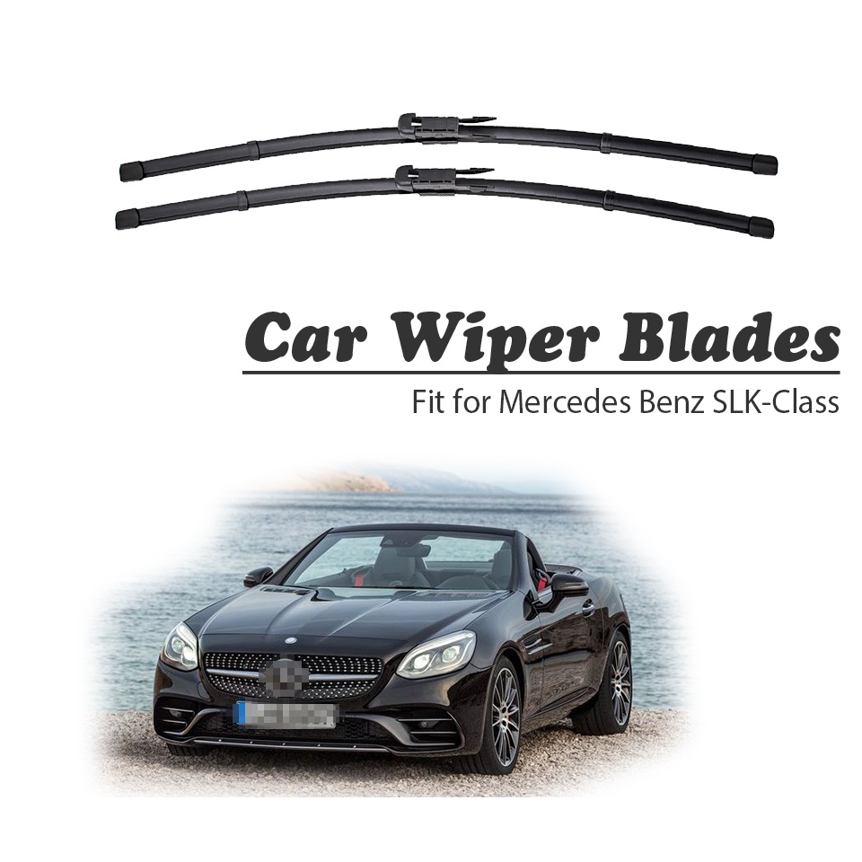 1 Set Karet Wiper Depan Mobil Untuk Mercedes Benz SLK Class R170 R171 R172 AMG