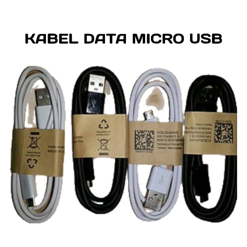 Kabel Data Micro USB Panjang 1 Meter || Cable Bulat 1m 100Cm kabel charger/cas hp